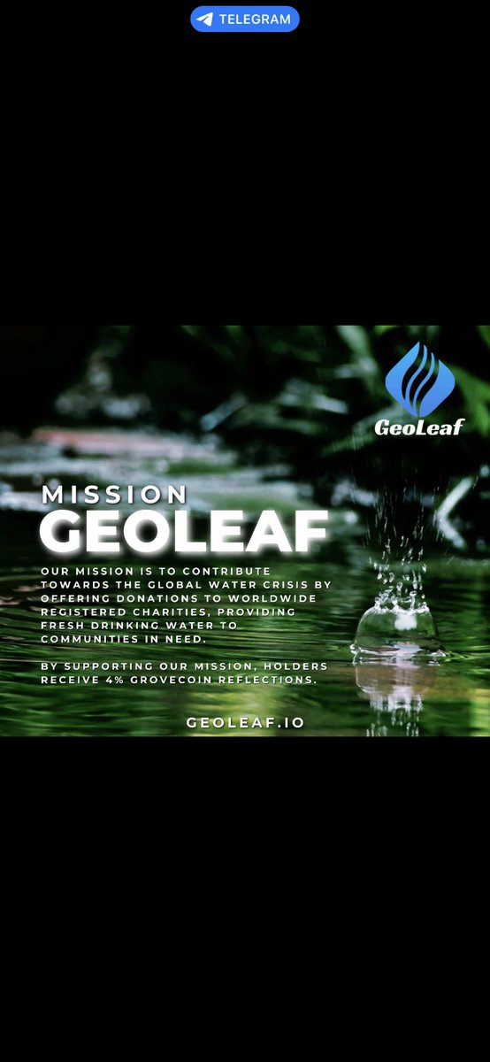 KevinHa99848313's tweet photo. #GeoLeaf

Here at #GeoLeaf we are so blessed to be able to make donations to BridgIT Water Foundation for them to use to bring clean water to those that are affected by the global water crisis 

We want to thank #Grove for having one of the leading companies in the Green Initiative Industry. They have been a strong backer of what we are trying to do. We feel so strongly about their project that we reward our holders with 4% rewards in #GroveCoin. Can’t beat that!

Also I want to include #RottoLabs because they are working on a innovative staking platform that will be available to use in the near future. This will have multiple plans for each staking pool that will increase the amount of #GLT earned when staking

Everything I’ve said are my own thoughts and opinions. I’m firmly in the corner of these three projects

#GeoLeaf
#GroveCoin #GroveX #GroveKeeper
#RottoLabs