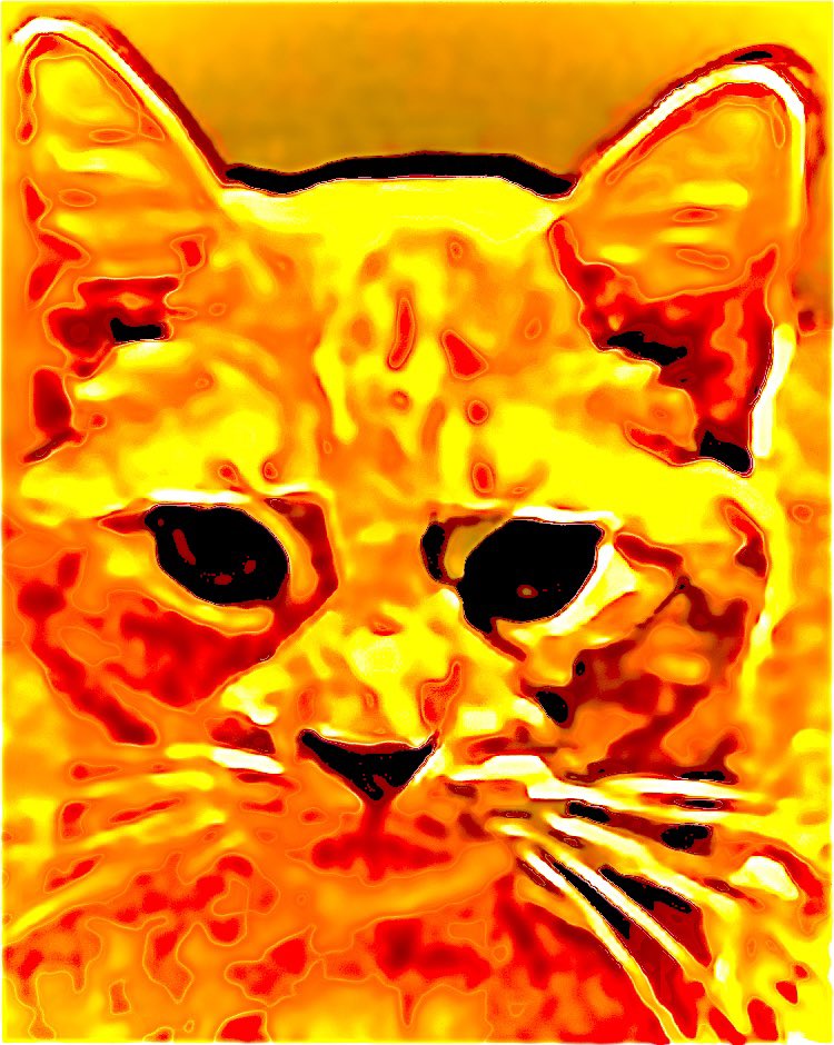 CluckDonald4's tweet photo. @LightningSplash Yo can you put my goofy cat on a Painting his name thonk. I guess this can be a modifier? https://t.co/bLqCKKhnpg