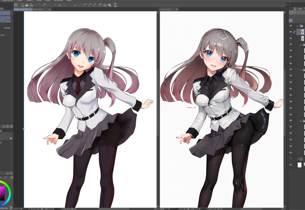 yuri_factory's tweet photo. Been trying out old character drafts with Stable Diffusion, aside from constantly messing up random details it has been pretty help tool. https://t.co/oOydYNObH3