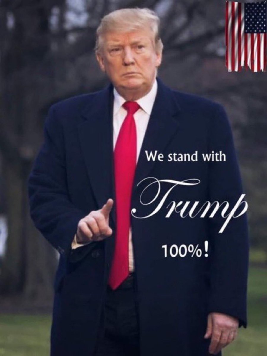 🇺🇸As for me and my house, we stand for our flag and with President Donald J. Trump🦅 None of these fake indictments have changed our minds! In fact, it’s made our commitment stronger! 💥MAGA🇺🇸🇺🇸🇺🇸 Who do you stand for? Show support by reposting!