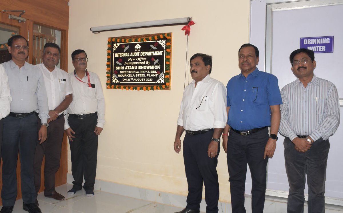 sailrsp1's tweet image. ସେଲ ରାଉରକେଲା ଇସ୍ପାତ କାରଖାନାରେ ଆଭ୍ୟନ୍ତରୀଣ ଅଡିଟ୍ ବିଭାଗର ନବୀକୃତ କାର୍ଯ୍ୟାଳୟ ଉଦଘାଟିତ I ଏହି କାର୍ଯ୍ୟକ୍ରମରେ ନିଜସ୍ୱ ସମ୍ବଳରେ ବିକଶିତ ଆଭ୍ୟନ୍ତରୀଣ ଅଡିଟ୍ ପୋର୍ଟାଲ୍ ର ଶୁଭାରମ୍ଭ କରା  ଗୋଲା 
#InternalAudit #SAILGovernance #SAILSteel #SAILaccountability #Renovatedoffice #Digitalization