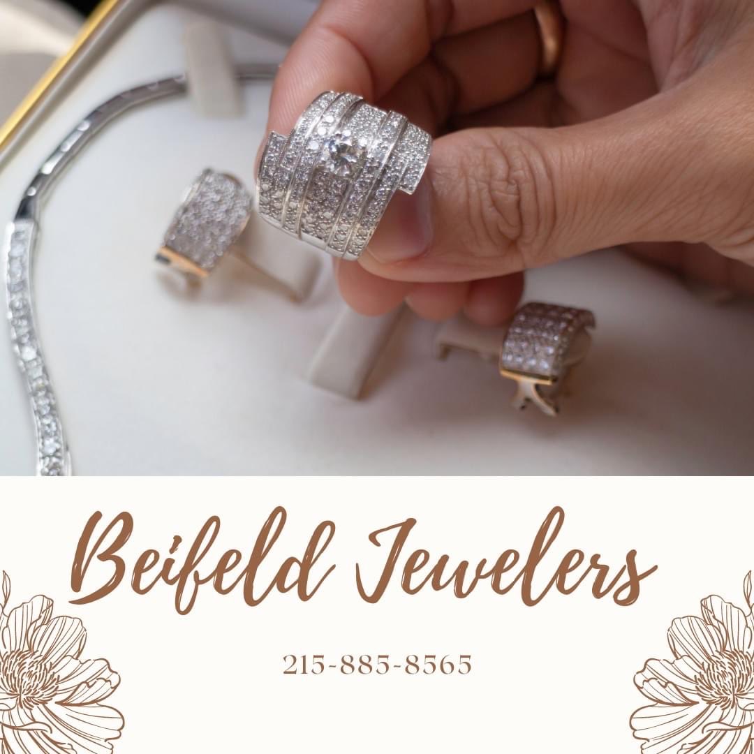 ✨ Dazzle and delight on your special evening out with this exquisite Diamond Set from Beifeld Jewelers. 💎✨ Unleash the radiance and make a statement that leaves a lasting impression. ✨ #BeifeldJewelersGems #Diamonds #DiamondPictures #JewelryPerfection #Jeweler