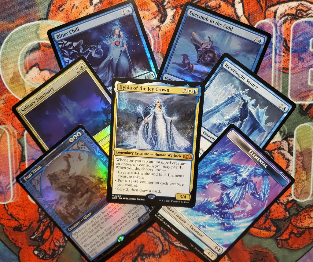 ❄️ Deck Booster Giveaway ❄️

I'm trying something new! I'm sending one lucky winner a Hylda of the Icy Crown "Deck Booster"! For your chance at this homemade, themed booster pack, simply:

🧊 Like!
🧊 Follow!
🧊 Repost!

Details &amp; full contents of the Deck Booster below! ⤵️ ✨️