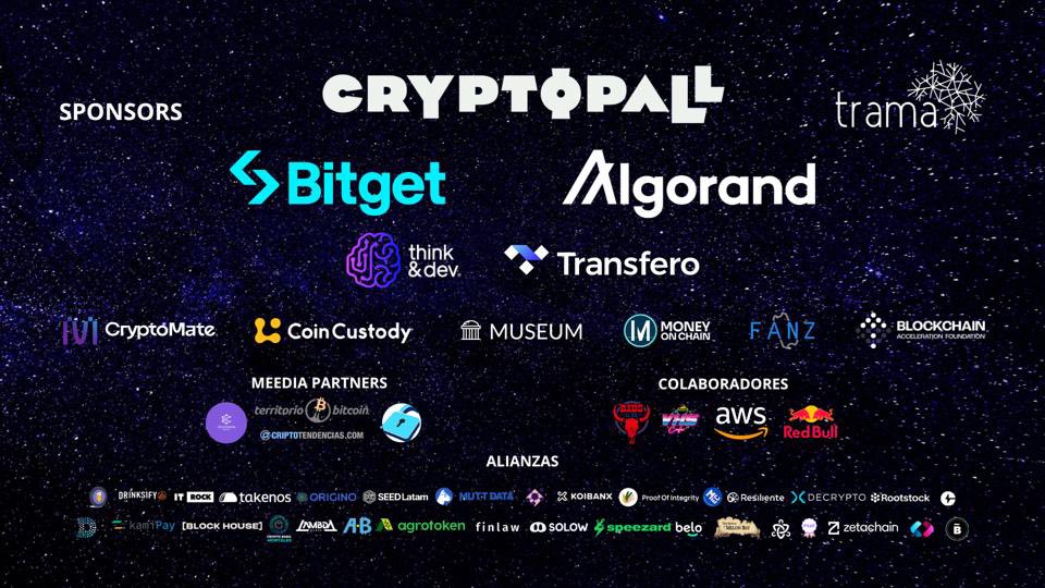 El #CryptoPall no es solo para la comunidad:
<a href="/BitgetSP/">Bitget Español</a> 
<a href="/AlgorandEs/">Algorand en Español</a> 
<a href="/ThinkandDev/">Think&Dev</a> 
<a href="/transferogroup/">Transfero</a> 
<a href="/CryptoMateLatam/">CryptoMate</a> 
<a href="/coincustody/">CoinCustody Marketing</a>
<a href="/dclmuseum/">museumdistrict_dcl</a> 
<a href="/moneyonchainES/">MoneyOnChain.com🔥🦡</a> 
<a href="/FanzEvents/">Fanz</a> 
<a href="/TheBAFNetwork/">BAF</a> 

También agradecerle a nuestros colaboradores:
<a href="/ribsalrio/">Ribs al rio</a> <a href="/AWSstartups/">AWS Startups</a> <a href="/redbullARG/">Red Bull Argentina</a>