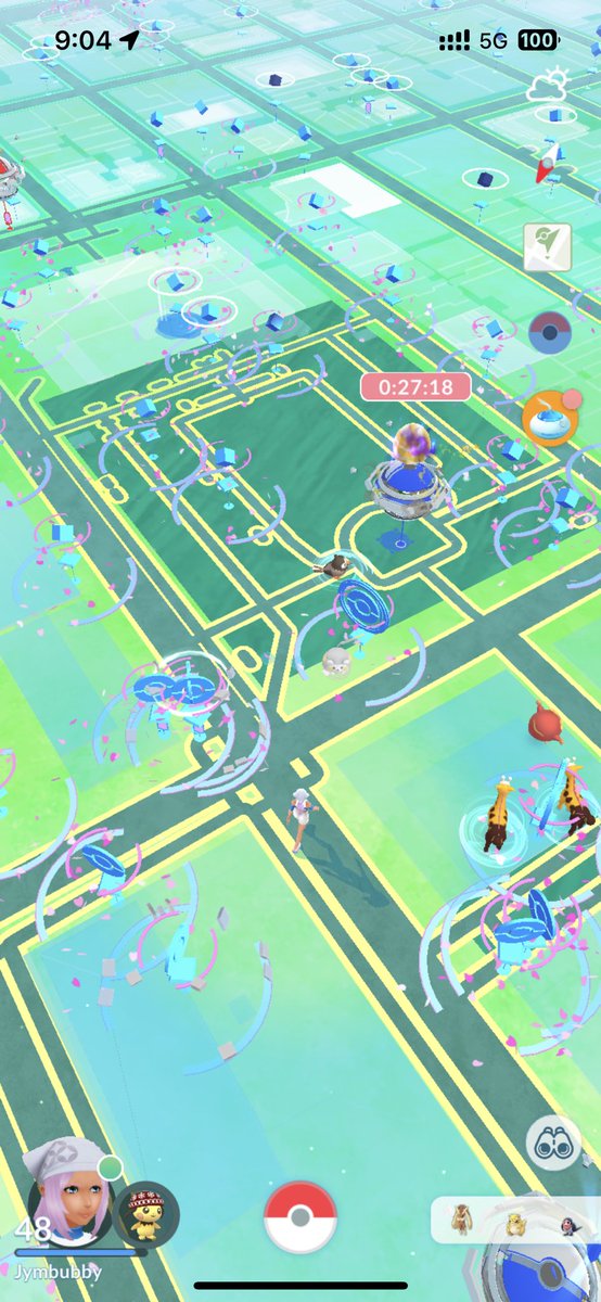 JYMBUBBY2002's tweet photo. New York City for the second time this week going to grind and raid!!! Got to get them all!! #PokemonGO #PokemonGOFest2023 https://t.co/C1HovYS8fB