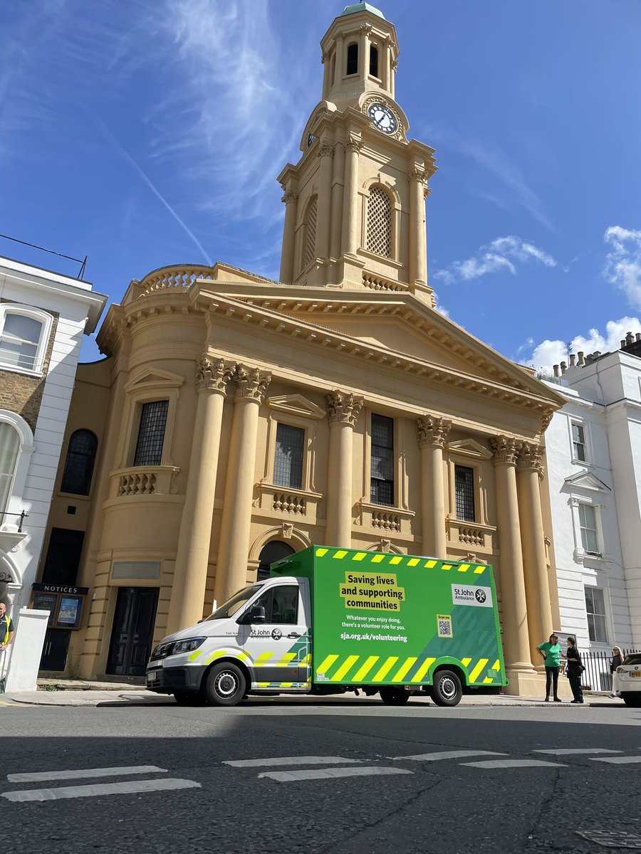 SJA_Logistics's tweet photo. The @SJA_Logistics team are our in the sun today setting up form Notting Hill Carnival. 4.1 set up complete. @stjohnambulance https://t.co/uF1vhKsDrG