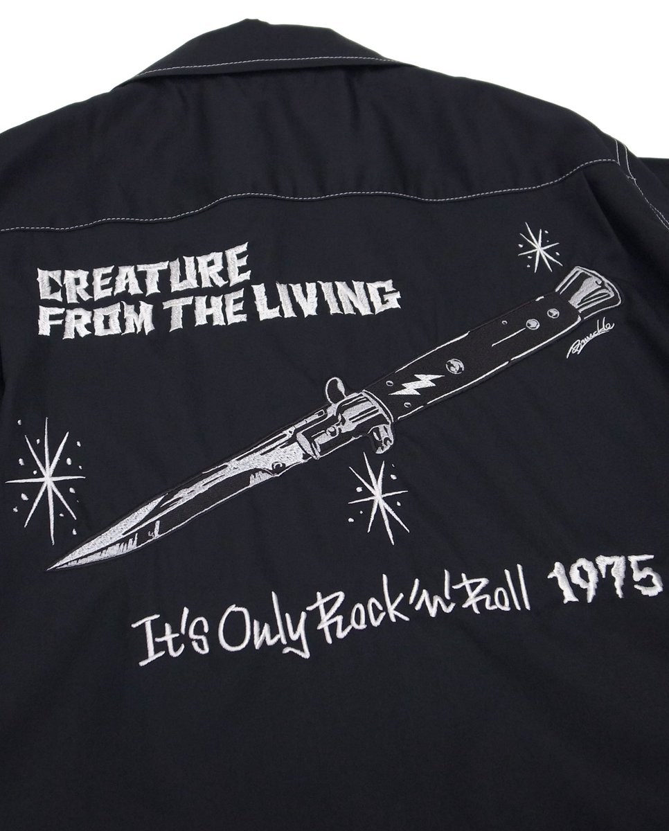greed_store's tweet photo. #creaturefromtheliving
2023 S/S『IT'S ONLY ROCK'N'ROLL 1975』!!
●「IT'S ONLY ROCK'N'ROLL 1975」Bowling Shirt!!
#CFTL ならではな着丈長めの美しいシルエットが特長!!
Tシャツとの重ね着がおすすめ!!
◎詳しくはコチラ
https://t.co/uCBq4UaHo2
◎ご購入はコチラ
https://t.co/ufFGaiNgUM https://t.co/uahDpxomQ5