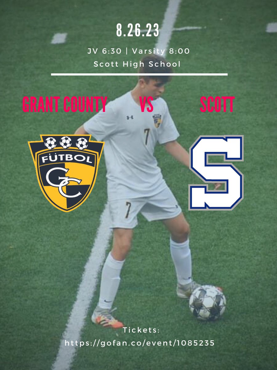 GCBravesFutbol's tweet photo. 🚨🚨GAMEDAY🚨🚨
🆚 Scott
⏰ JV 6:30 | Varsity 8:00
📍Scott High School
🎟️ https://t.co/rw4DRvd0Xl

#rolltribe #buckethatgang https://t.co/84IlXiyegS