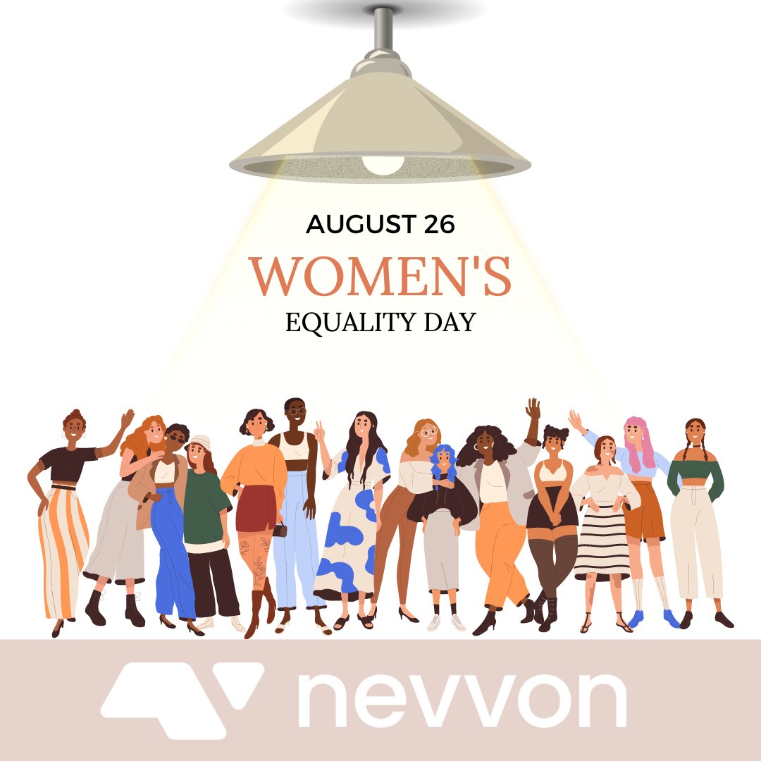 NevvonInc's tweet photo. 👩🏿‍💼👩🏽‍🔬👩🏼‍🎨Celebrating Women's Equality Day by recognizing women's achievements in all fields. Let's create a world where talent knows no boundaries! #Nevvon #Homecare #eLearning#WomensEqualityDay https://t.co/yTSDQog2LY