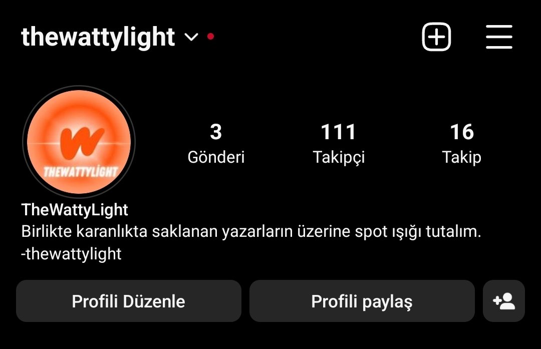 İnstagram hesabımızı da takip etmeyi unutmayın. ✍️🏻 instagram.com/thewattylight?…