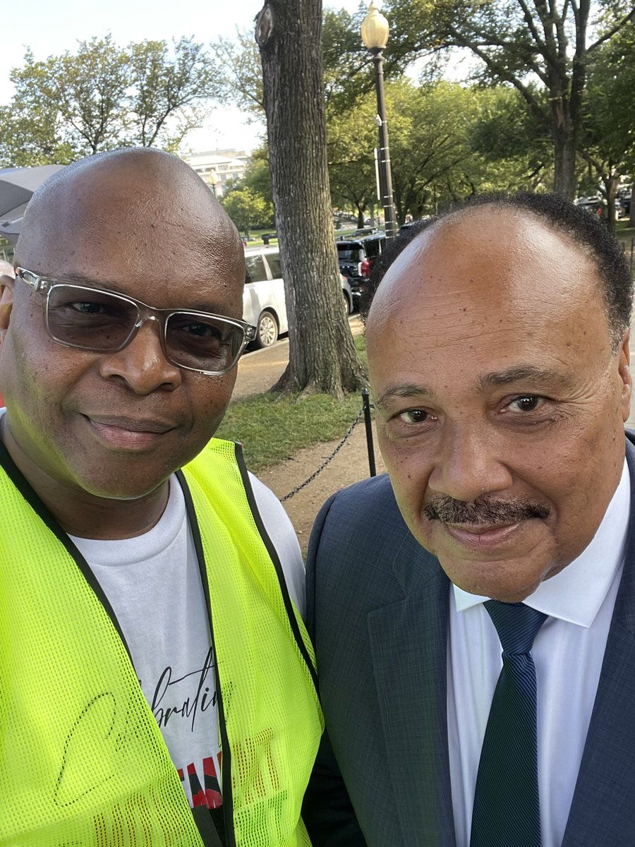 Had the honor of shuttling Martin Luther King lll at the March on Washington!