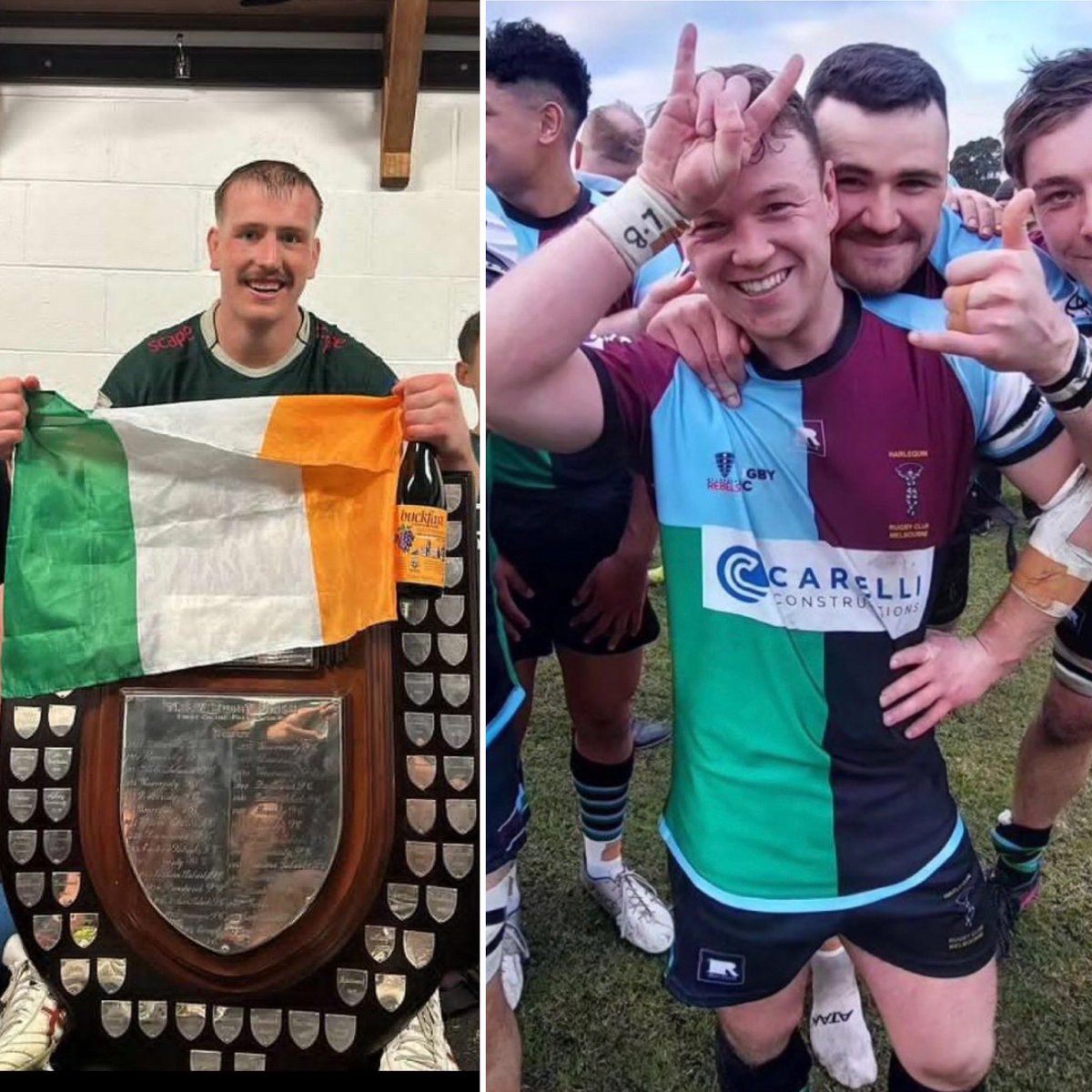 Bulls winning trophies down under!
Well done to Cormac Daly and Andrew Feeney who won their respective Leagues today in Sydney and Melbourne 👏👏
#WhoAreWe #ClontarfRugby #BullsDownUnder