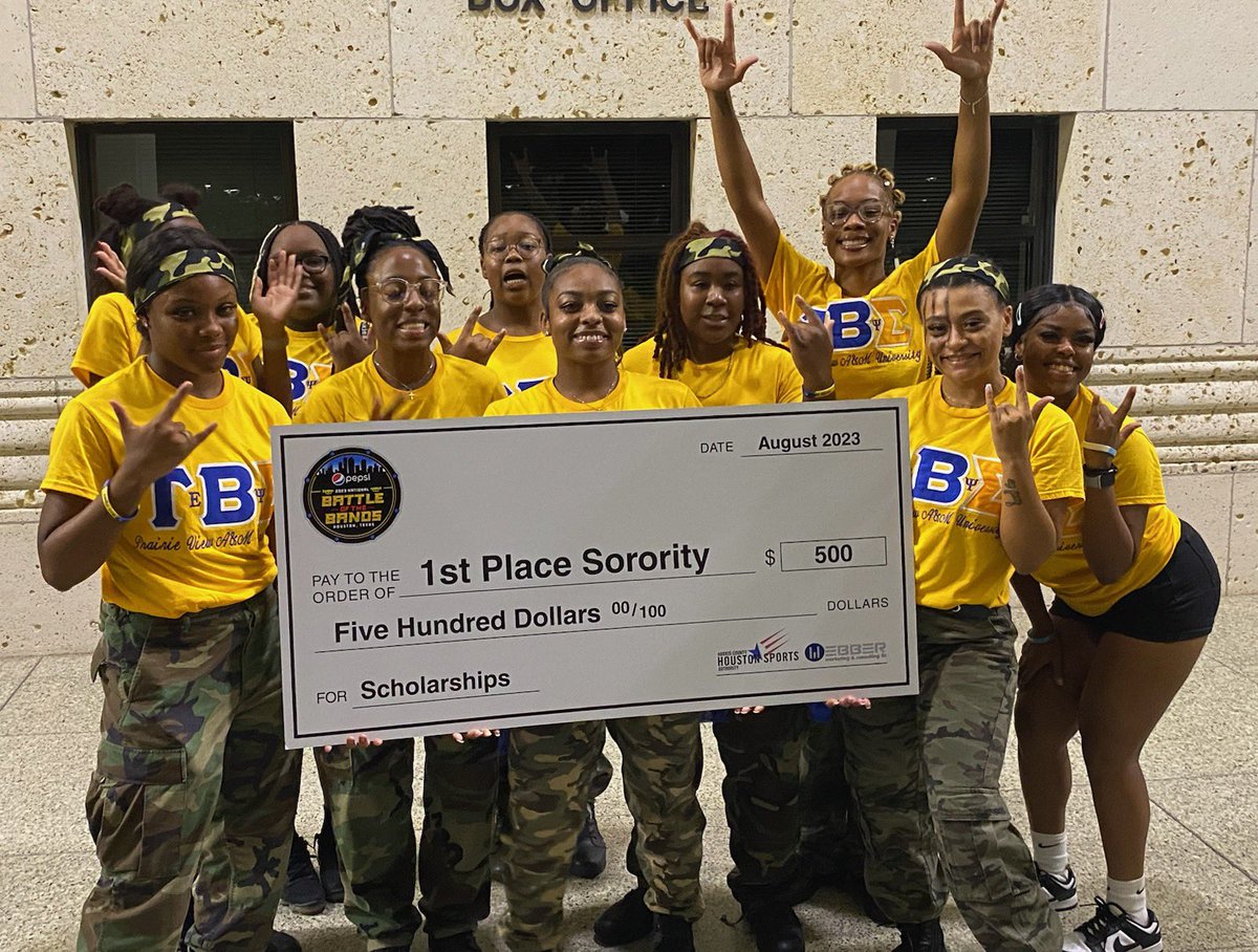 Congratulations to the <a href="/deltapsi_kkpsi/">DELTA PSI | ΚΚΨ</a>  chapter of Kappa Kappa Psi and the ladies of Tau Beta Sigma <a href="/epsilonpsi_tbs/">The American Beauties 💙</a> chapter for winning the #NBOTB Back on the Yard Stroll Off Competition! And shoutout to all of the Greeks who participated. #nbotbstrolloff #experiencetheculture
