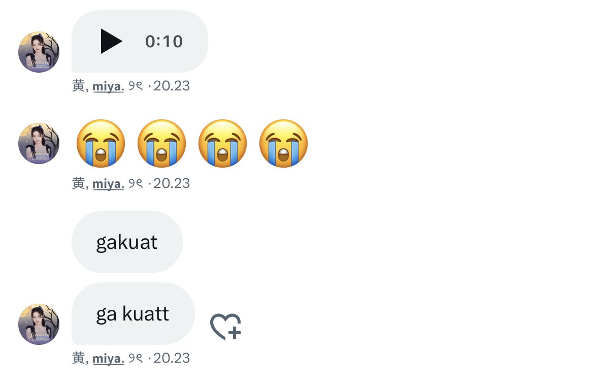rivannka's tweet photo. https://t.co/evjZbpzEeb  Ci Miya sampe nangis sesegukan. 😭 https://t.co/53wlBAO6mK