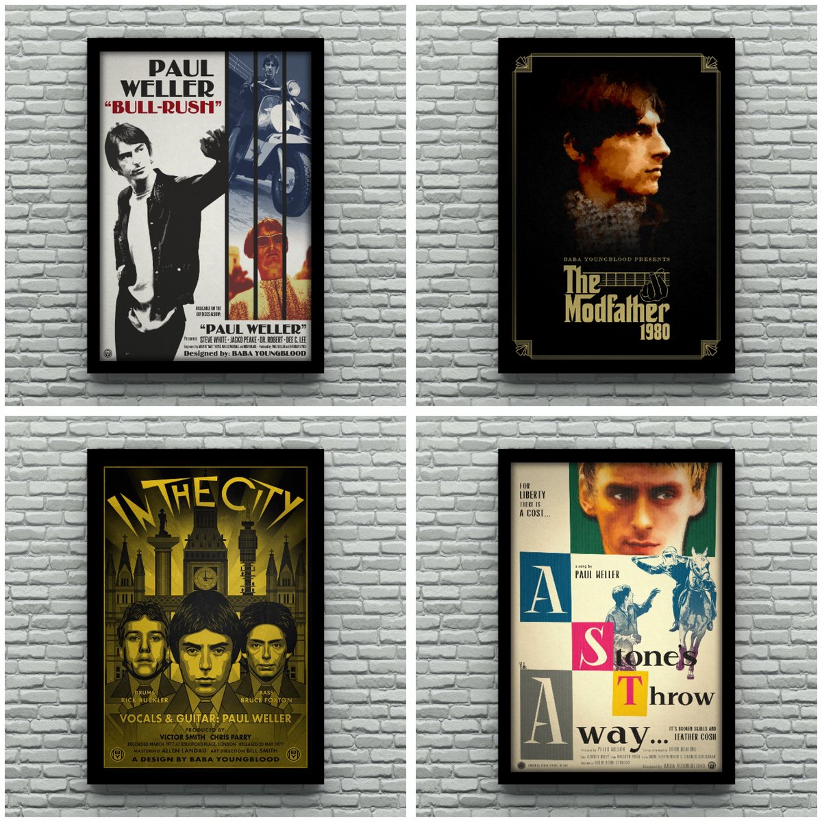 🎯 #GIVEAWAY! 🎯

For liberty there is a cost
It's broken skulls and leather cosh...

My tribute to #TheStyleCouncil in the style of Jean-Luc Godard's mod masterpiece "A Bout De Souffle" 💙🤍❤

To #win any of my #PaulWeller prints just RT &amp; I'll pick 3 winners tomorrow! 🙌🙌🙌