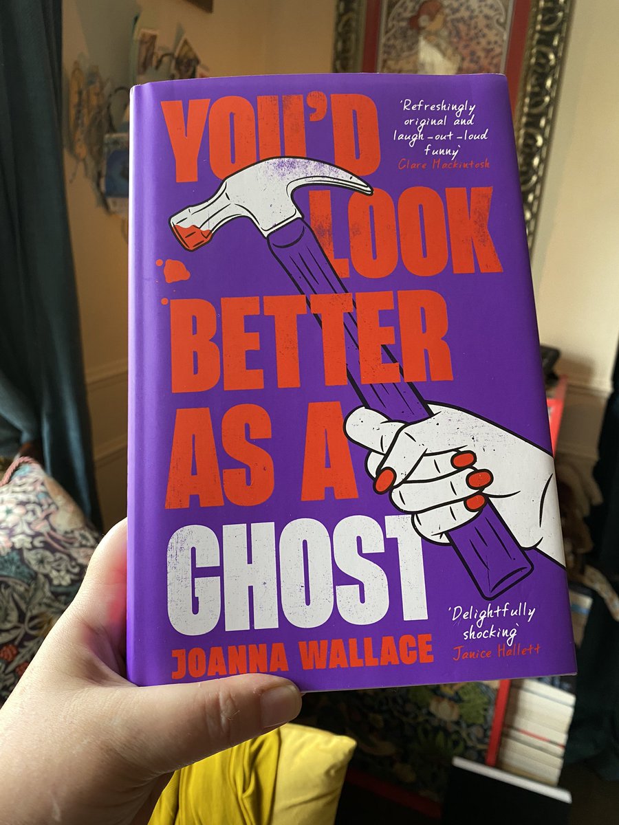 hayleylotusflo1's tweet photo. This looks great! Thanks to @RandomTTours and @ViperBooks for this greatly anticipated read, ready for the blog tour coming this autumn. @JoWallaceAuthor #youdlookbetterasaghost #viperbooks #blogtour #thrillerbooks https://t.co/3QXdIOIaUB