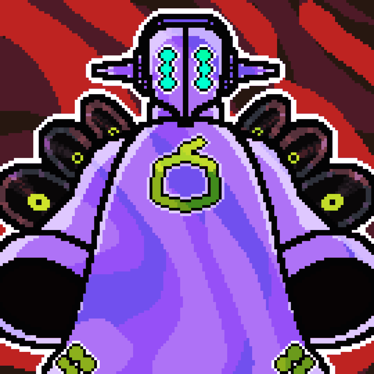 DJ Cyber
#pixelart #BombRushCyberfunk