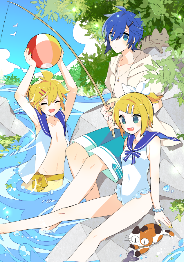 鏡音レン ,鏡音リン 「」|由杞のイラスト