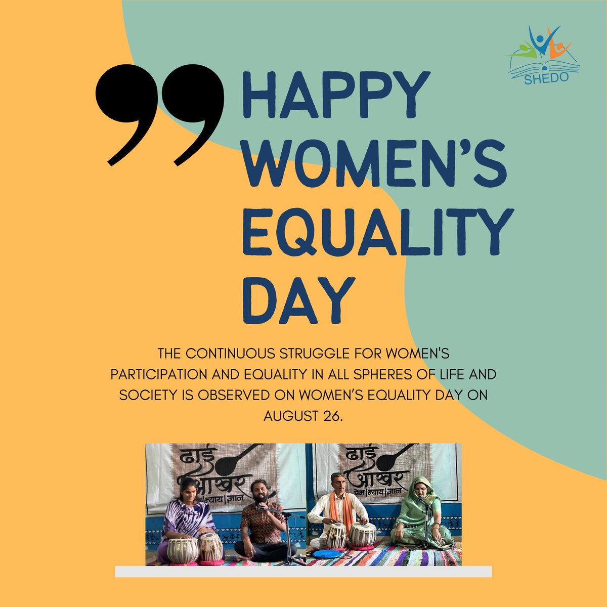 ShedoTimarni's tweet photo. WOMEN’S EQUALITY DAY 2023
#Shedo #SamtarBand #womensequalityday2023 #womens https://t.co/HJNMfzvJLk