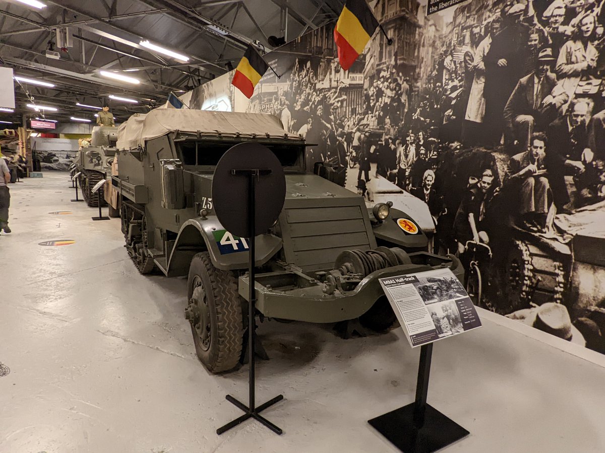 MartinKoenigsb2's tweet photo. And It Don't Stop! #BackToBovington May, '23 UK @tankmuseum Lend-Lease M9 Half-track (Part of the M3 Family),Brit Morris Light Reconnaissance Car, and American M5 Light Tank #MarTMar2Euro23 #TankMuseum #Halftracks #ArmouredCars #Tanks #Bovington #M9 #MorrisLRC @USAS_WW1 https://t.co/vRMLb4bann