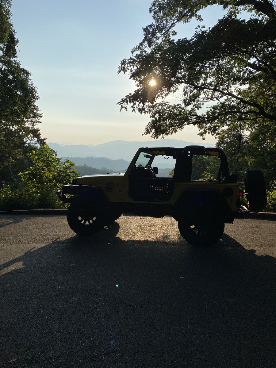 Jeep with a view