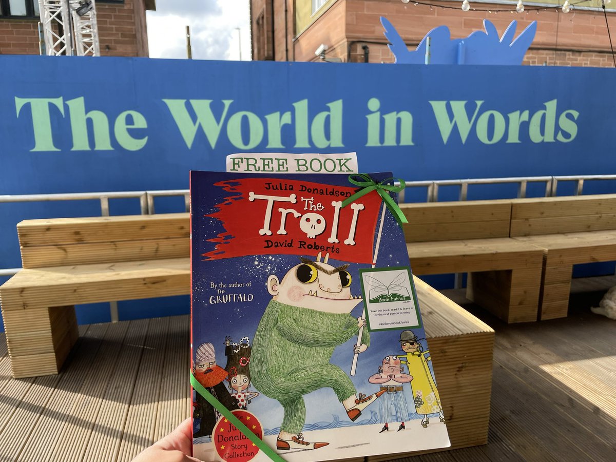 Did you spot The Troll at the Edinburgh International Book Festival?

#Ibelieveinbookfairies #bookfairiesedinburgh #bookfairiesscotland #edinburgh #juliadonaldson #davidroberts #thetroll #edbookfest