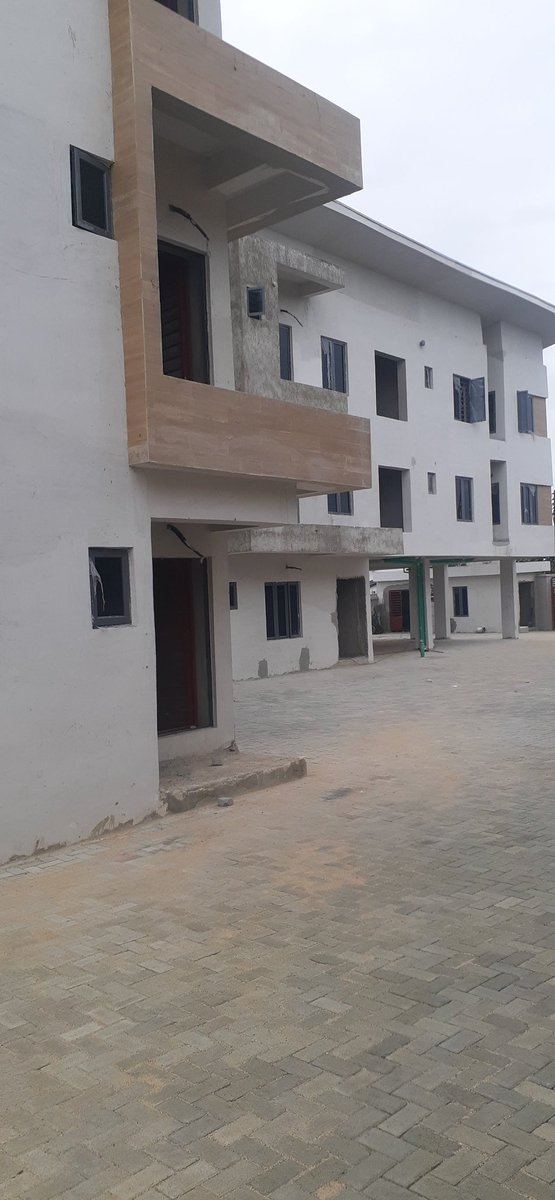 READY FOR SALE NEWLY BUILT 8(UNITS) 3BEDROOM FLAT UP TO (80%) COMPLETED (REMAIN INTERNAL FINISHING) ON 2PLOTS OF LAND @ SCHEME 2,ABRAHAM ADESANYA ESTATE LEKKI LAGOS NIGERIA.
TO BE SOLD "AS IS" @  A DISCOUNT PRICE OF N320M
+234-8061691998. +234-8023898717.