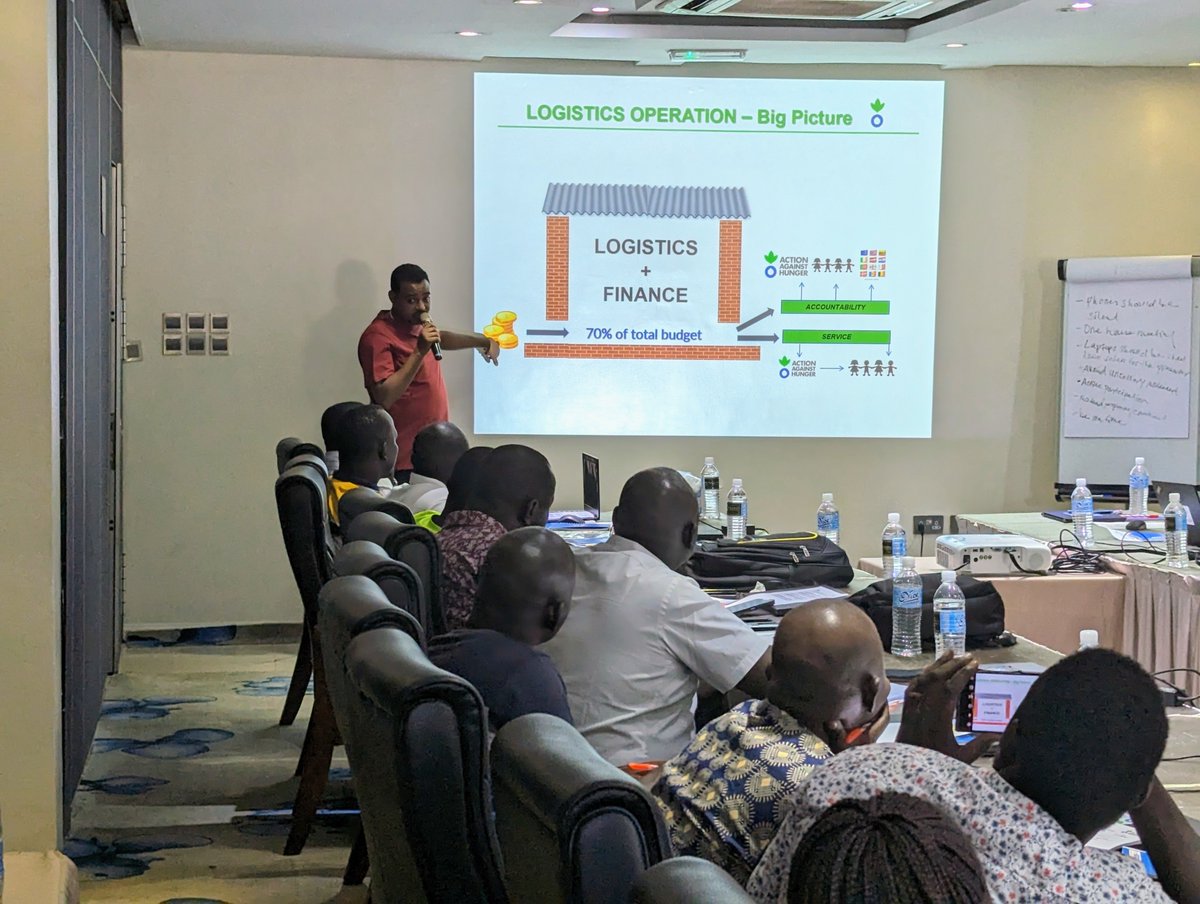 ACF_SouthSudan's tweet image. Action Against Hunger's 4pillars are powered by key enablers like finance and logistics. @ACF_SouthSudan, we're taking a vital step in the fight against malnutrition with a groundbreaking Joint Finance and Logistics Training, uniting efforts for greater impact. #MalnutritionFight