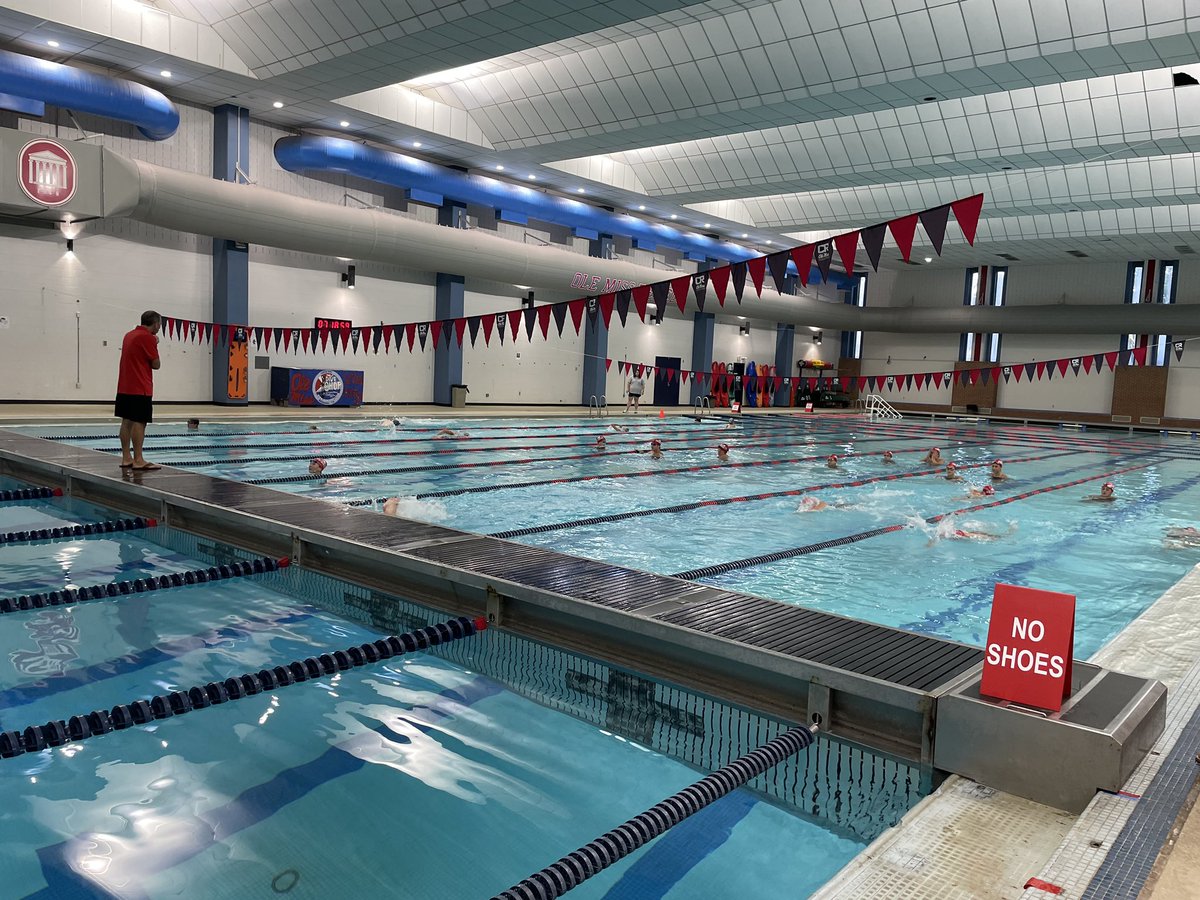 LafCo_Swim's tweet photo. Warm ups have begun...bright and early on this beautiful Saturday morning at Ole Miss Turner Center!! 
Let's Go Dores!⚓️ https://t.co/glZ5ziACxi