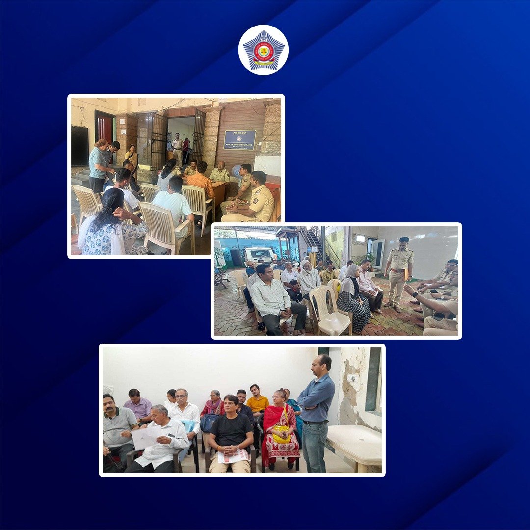 Saturday: Women & Sr. Citizen's Complaint Redressal Day As per the instructions of Hon. @cpmumbaipolice Shri. Vivek Phansalkar & Hon. Special CP Shri. @devenbharatiips, Grievance Redressal Day was organised today across all police stations under the supervision of the Jt. CP…