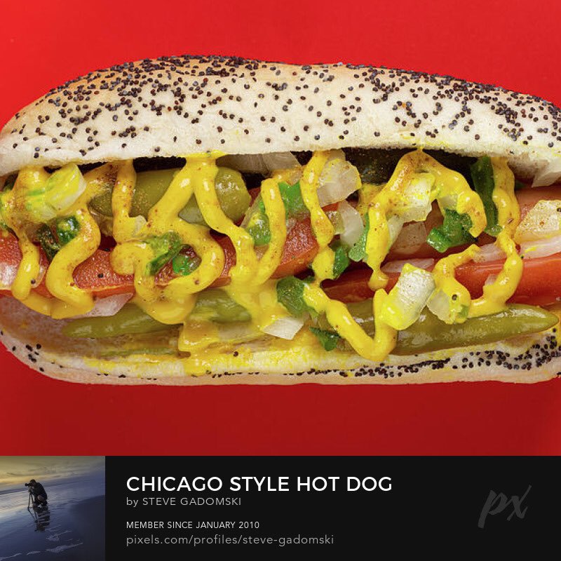 Thank you to my #hotdog #photograph buyer from El Paso, TX #chicagohotdog #food pixels.com/featured/chica…