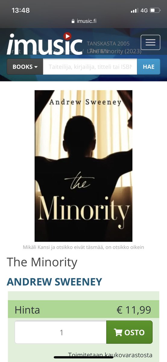 The Minority is now available in UK, India, Australia, Portugal, Sweden, China, Denmark, Finland