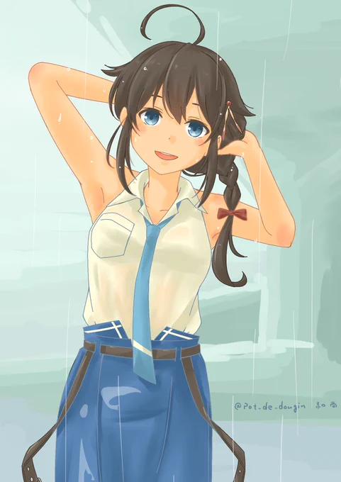 濡れ時雨 #艦これ