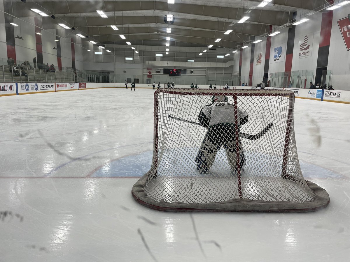 GRMHA's tweet photo. Exciting day! Rangers tryouts are underway with the U12AA group first on the ice.❤️🏒 https://t.co/v9IGxqB8r7