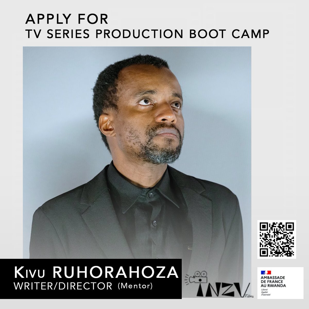 INZUfilms's tweet photo. Menya Abalimu Bacu:
@KivuRuhorahoza azaba ari kumwe natwe mu gutanga ubumenyi buhambaye muri workshop ya #ReadyToShoot #TVseries #production boot camp 🎬 🎥 🎞
🚨 IYANDIKISHE UYUMUNSI KUGIRANGO UFATE UMWANYA WAWE HAKIRI KARE! 🚨
Link yo Kwiyandikisha: https://t.co/M4RPoiZA0Z https://t.co/sxPJl2Ko4c