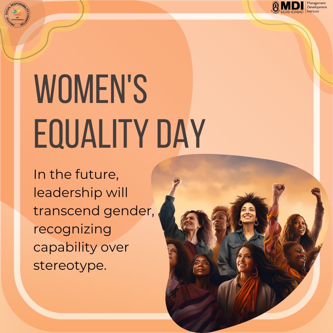 Prayas_mdim's tweet photo. "Unshakable and Unstoppable: A Celebration of Women's Equality Day!”. From the pioneers who paved the way to the trailblazers of today, we honor the journey towards equal rights. Let's continue breaking barriers and rewriting history together. Happy Women's Equality Day! https://t.co/Gq5W9q7YeK
