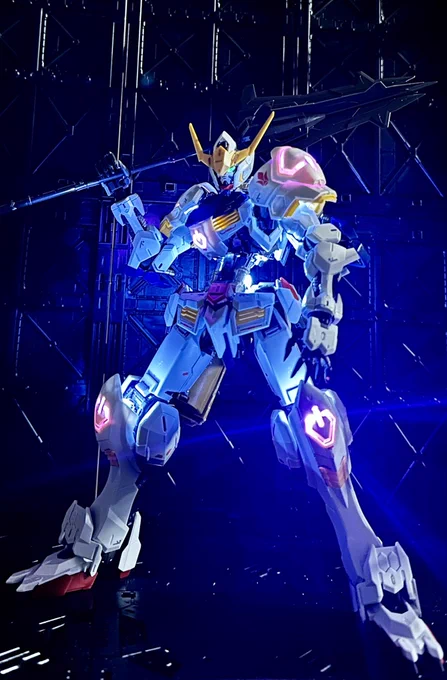 人生初のMGを組みました!電飾ぶち込んで内側から発光!バルバトスカッコいい! 