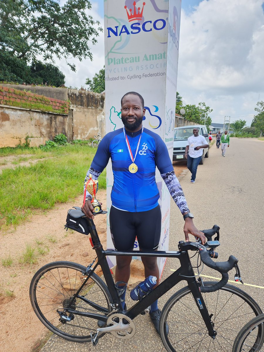 76 Cycling Club took part in the Red Crown NYG Trails/Veterans Cycling Competition organized by Nasco Foods in Jos.

Katka Gonyok came first in the Veterans Male 10km category, while Joel Berry came second in the elite male category.

Congratulations to both our representatives👏🏾