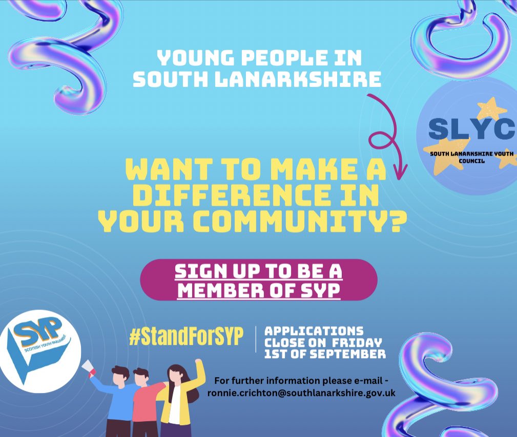 Syp Sign South Lanarkshire Youth Council (@SLYouthCouncil) / Posts / X