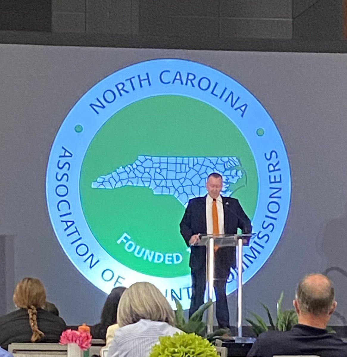Keynote speaker, Dr. Michael Haynie, speaking to #NCACC116 about “The Moral Obligation to Know Our Veterans.” <a href="/JoCoVSO/">Johnston County VSO</a> <a href="/jocogovNC/">Johnston County Government</a> <a href="/NCACC/">North Carolina Association of County Commissioners</a>