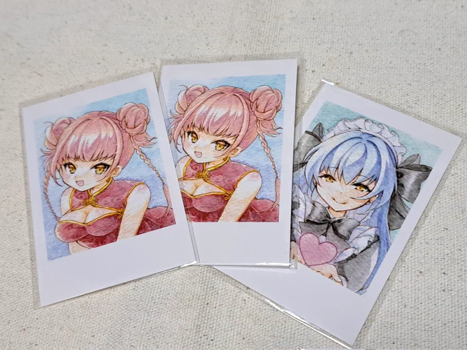 現在BOOTHにてboostのお礼に入れさせていただいているイラストカードは残り3枚で終了させていただきます。引っ越したら同じことができなくなると思うので…何か別のものを考える予定です。 