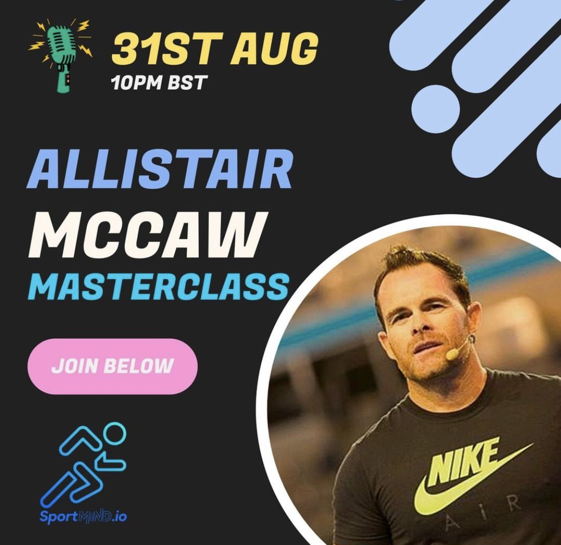 Allistair McCaw (@allistairmccaw) on Twitter photo Looking forward to being a guest on <a href="/squash_mind/">SquashMind</a>
Date: 31 Aug, 2023
Time: 5pm EST Florida / 10pm UK
Topic: Building a Champion Mindset
More details: go to <a href="/squash_mind/">SquashMind</a> on Instagram. Looking forward to being a guest on <a href="/squash_mind/">SquashMind</a>
Date: 31 Aug, 2023
Time: 5pm EST Florida / 10pm UK
Topic: Building a Champion Mindset
More details: go to <a href="/squash_mind/">SquashMind</a> on Instagram.