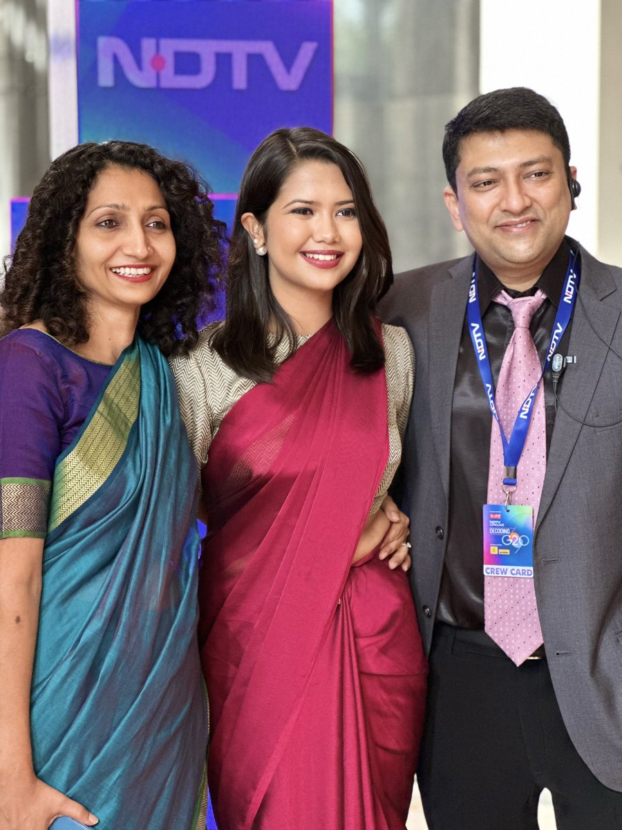 Priyanshi50's tweet photo. Some glimpses from the big @ndtv ‘Decoding G20’ conclave in Delhi! 
#DecodingG20WithNDTV 

@GargiRawat @sanket https://t.co/5Jlqf2X155
