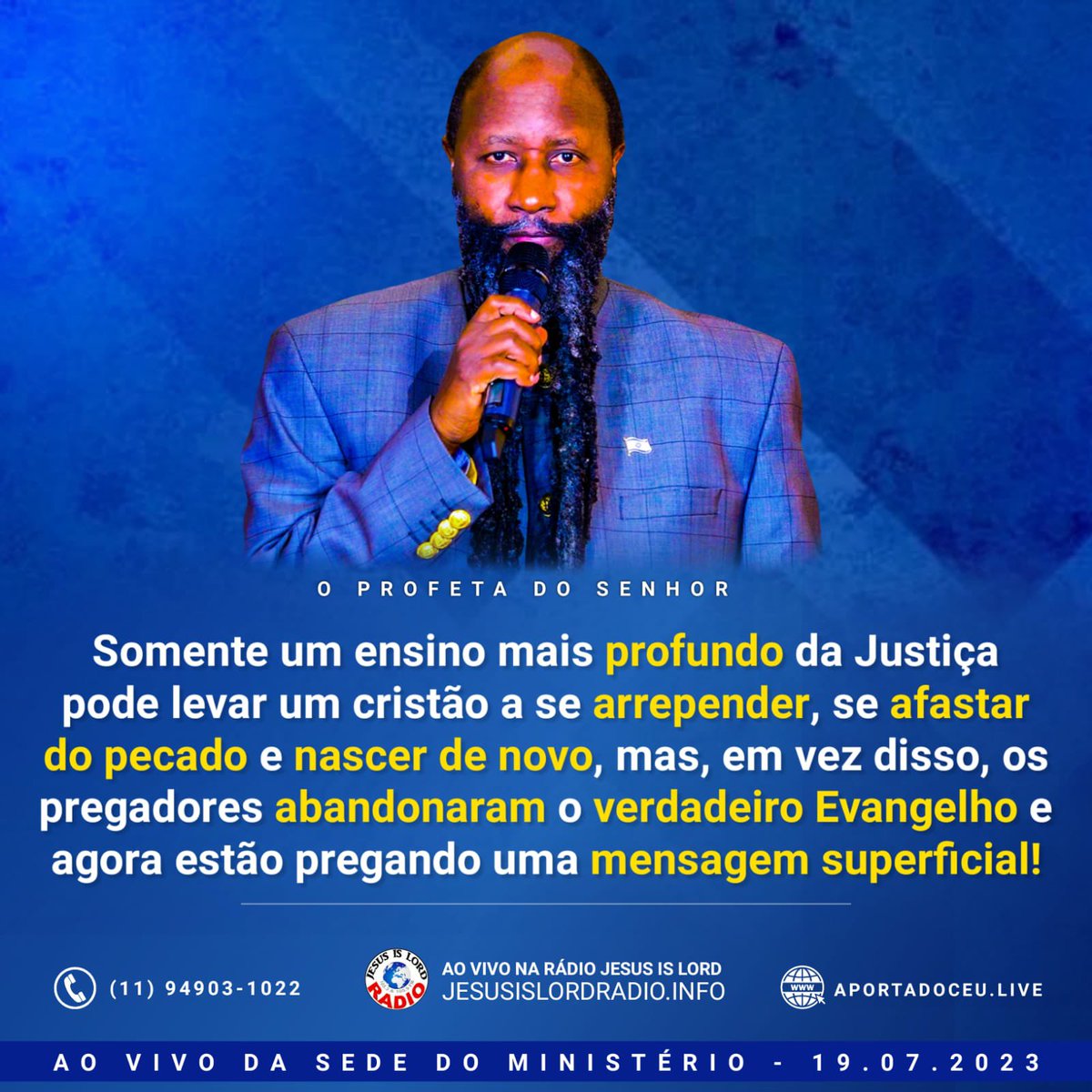 FujimotoLiamar's tweet photo. #BrazilRevivalPhase2 Precisamos retornar ao verdadeiro Evangelho, que traz o Arrependimento. https://t.co/HvSLiydHAC