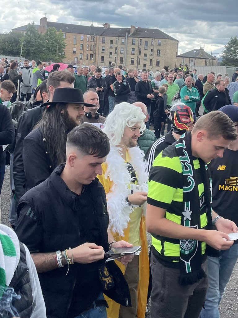 AJ_CELTIC's tweet photo. Rey Myserio, Ric Flair, Roddy Piper &amp; The Undertaker walk into Celtic Park… https://t.co/z7HaNL8RfT