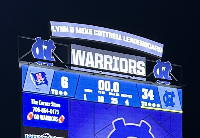 WhiteCo_FB's tweet photo. Warrior Nation, thank you for an awesome atmosphere last night in Warrior Valley! https://t.co/6FZwiK0xUl