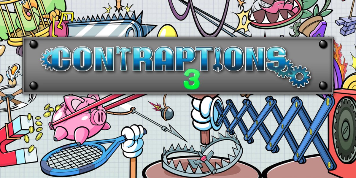 GamingCouchSpud's tweet photo. #GAMEREVIEW
#Contraptions3 on #NintendoSwitch

A game where the goal is to fix wacky contraptions that perform simple tasks in indirect and convoluted ways, #RubeGoldberg style.

Read Review at
https://t.co/JWRjdc5STz

#Gaming #GameDev #IndieGame #IndieGameDev #PuzzleGame #Switch https://t.co/PDQRbwhGnP