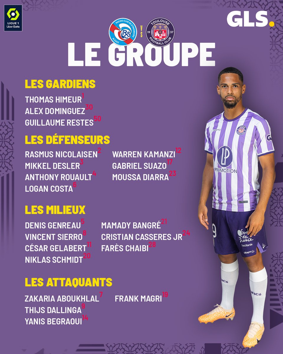 #RCSATFC, le 𝙜𝙧𝙤𝙪𝙥𝙚 𝙩𝙤𝙪𝙡𝙤𝙪𝙨𝙖𝙞𝙣 💪😈

Présenté par notre partenaire GLS.