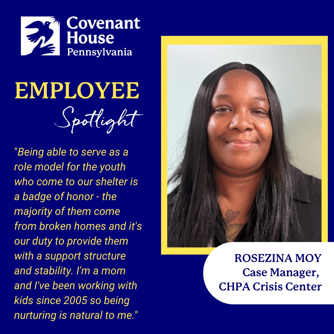 Today, we spotlight Rosezina Moy and extend gratitude for her invaluable presence within our staff community. The embodiment of compassion in action, Rosezina's influence ripples through the lives she touches, leaving an indelible mark of positive change! #CovenantHouseHeroes
