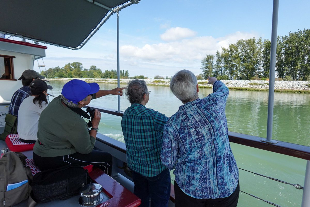 Final two days of the Voyage of Gikumi boat tours of the Fraser River’s historic Cannery Channel on August 26 &amp; 27, during the Richmond Maritime Festival. Link in bio for tickets! #Steveston #BoatTour #RichmondBC